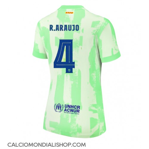 Maglie da calcio Barcelona Ronald Araujo #4 Terza Maglia Femminile 2024-25 Manica Corta